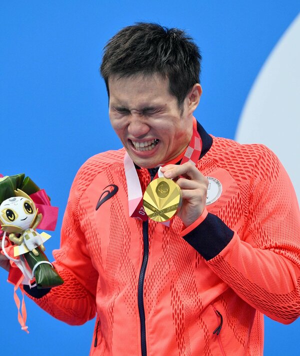 色を聴く  木村敬一選手が初の金　パラ100mバタフライ　 今大会2個目メダル 表彰台での大粒の涙のわけ••••